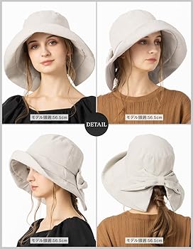 ★lululemon★UVカット★色々なシーンで大活躍★つば広ハット★ Amazon | [Loo＆c] [ルーアンドシー] つば広 グランデUV